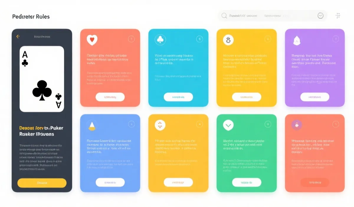 德州扑克玩法规则说明页面示意